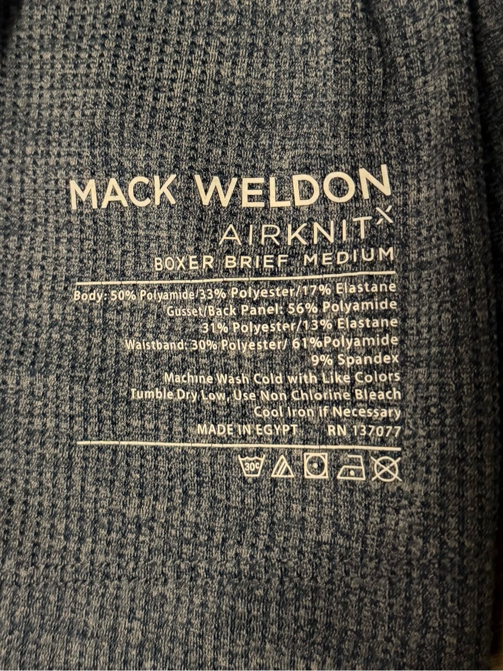 Mack Weldon Men’s Airknit Boxer Brief - Medium - 3 Pack
